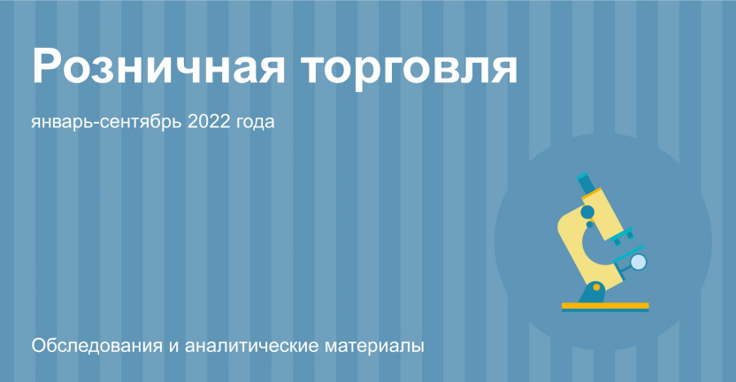 Розничная торговля в Республике Татарстан в январе-сентябре 2022 года